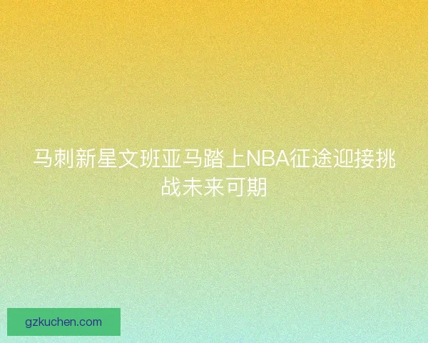马刺新星文班亚马踏上NBA征途迎接挑战未来可期